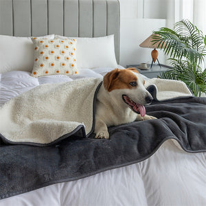 Premium Waterproof Reversible Pet Dog Blanket Bed | Protects Couch Bed from Spills