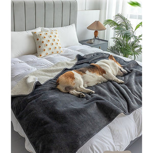Premium Waterproof Reversible Pet Dog Blanket Bed | Protects Couch Bed from Spills