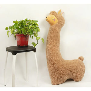Giant Alpaca Llama Stuffed Plush Toy | Soft Sleeping Pillow | 100cm in Size