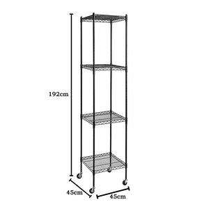 Modular Steel Shelving | 450 x 450 x 1800mm Wire Storage Shelf