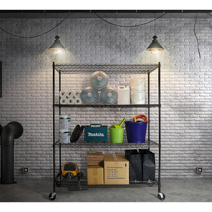 Modular Steel Shelving | 1500 x 350 x 1800mm Wire Storage Shelf
