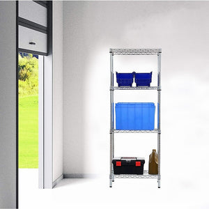 Modular Steel Shelving | 350 x 350 x 1800mm Wire Storage Shelf