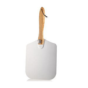 Metal Pizza Peel with Foldable Wood Handle | Pizza Utensil