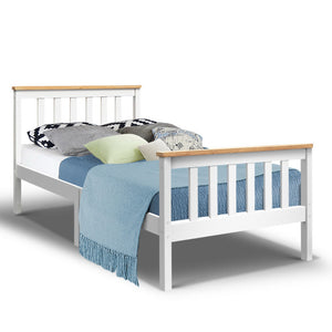 Single Wooden Bed Frame | Bedroom Furniture | Kids