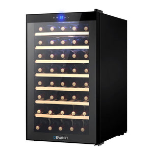 51 Bottle Black Wine Cooler Chiller Fridge