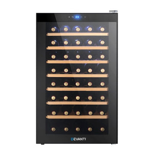 51 Bottle Black Wine Cooler Chiller Fridge