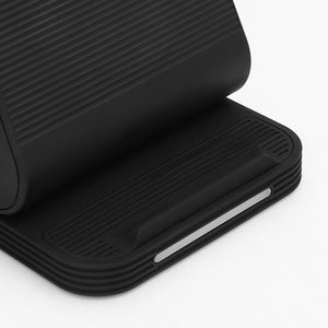 Devanti 3-in-1 Wireless Charger Dock - 15W Fast Charging Stand
