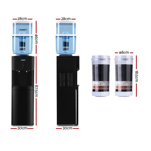 Water Cooler Dispenser Stand | Cold Hot Chiller Purifier | 22L Bottle Filter