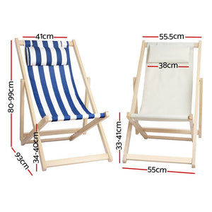 Beach Styled Folding Patio Chair