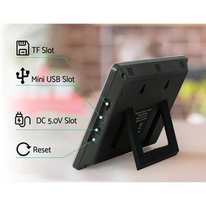 Devanti Weather Station Ultrasonic Anemometer Outdoor WiFi | Solar-Powered Rain Gauge