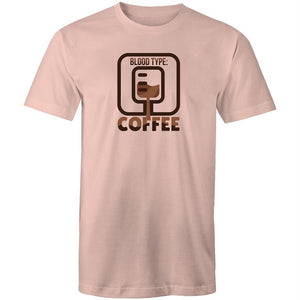 Men's Coffee Blood Type T-shirt