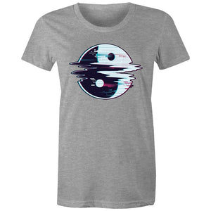 Women's Glitching Yin Yang T-shirt