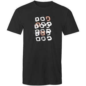 Men's Abstract Boxed T-shirt