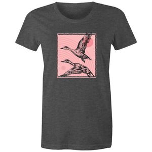 Women's Hand Drawn Ducks T-shirt