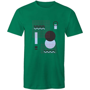 Men's Abstract Grid T-shirt