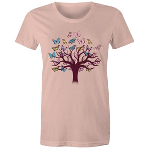 Women's Butterfly Tree Of Life T-shirt