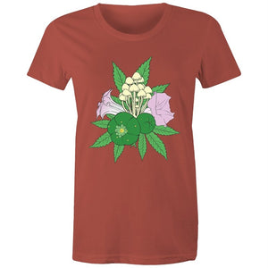 Women's Psychedelic Plants T-shirt