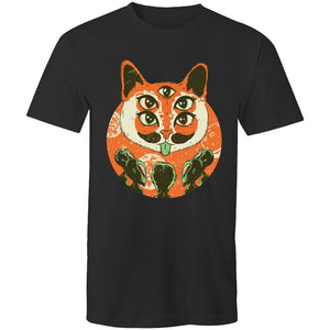 Men's Trippy Cat Alien T-shirt