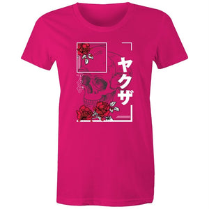 Women's Japanese Styled Skull T-shirt