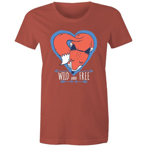 Women's Cute Wild And Free T-shirt