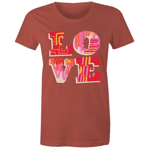 Women's Abstract Love T-shirt