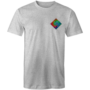 Men's Tie Dye Hippie House Pocket T-Shirt