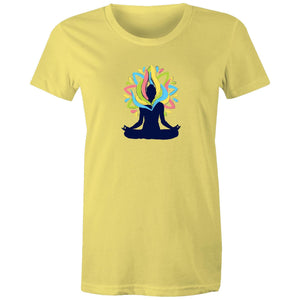 Women's Yoga Energy Lotus T-shirt