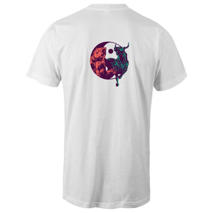 Men's Yin and Yang Bull Bear Tall T-shirt