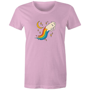 Women's Rainbow Cat T-shirt