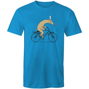 Men's Cycling Reindeer T-shirt