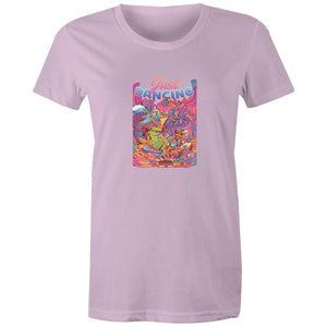 Women's Just Dancing Colourful T-shirt