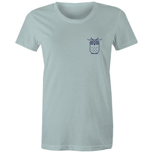 Women's Awake Owl Pocket T-shirt