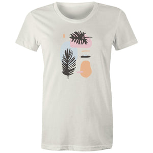 Women's Abstract Leaves T-shirt