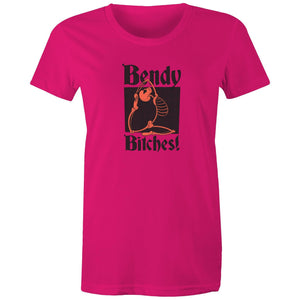 Women's Bendy Bitches Yoga T-shirt