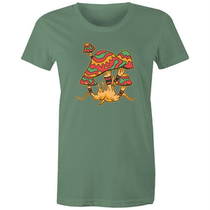 Women's Funky Mushroom T-shirt