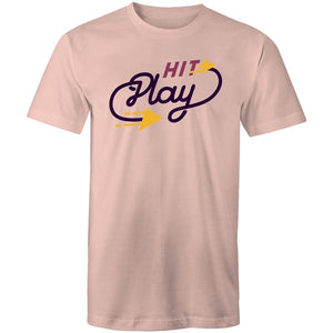 Men's Hit Play Music T-shirt