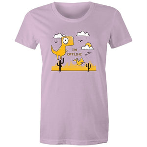 Women's Funny I'm Offline T-shirt