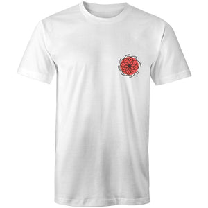 Men's Red Lotus Pocket Logo T-shirt