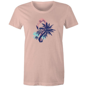 Women's Flamingo Beach T-shirt