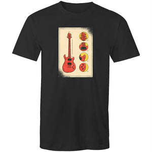 Men's Guitar Diagram T-shirt