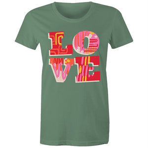 Women's Abstract Love T-shirt