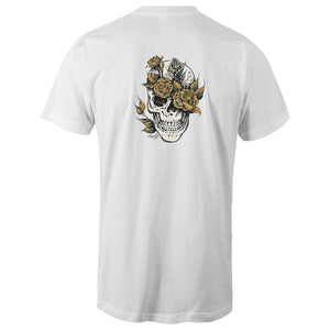 Men's Flower Skull Tall T-shirt