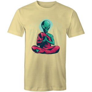 Men's Meditating Alien T-shirt