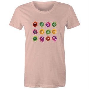 Women's Horoscope Badge T-shirt