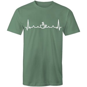 Men's Heartbeat Coffee T-shirt