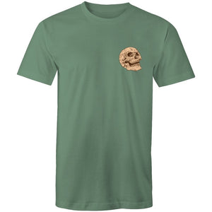 Men's Hipster Skull Pocket T-shirt