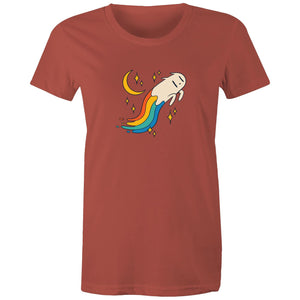 Women's Rainbow Cat T-shirt