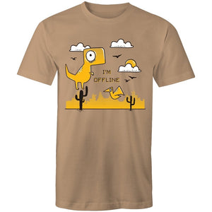 Men's I'm Offline Dinosaur T-shirt