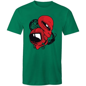 Men's Red Alien Space T-shirt