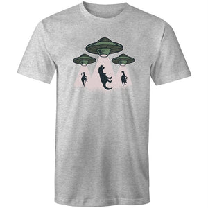 Men's Alien Dinosaur Abduction T-shirt